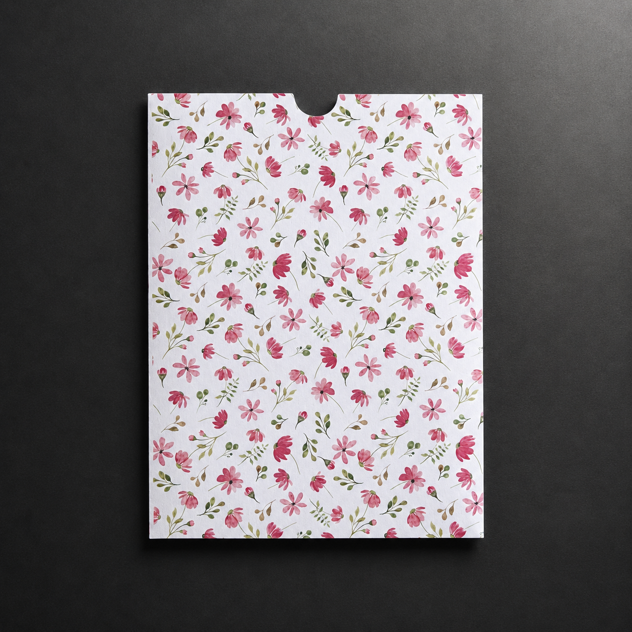 Φάκελος Συρταρωτός 15x20 Magenta Flowers