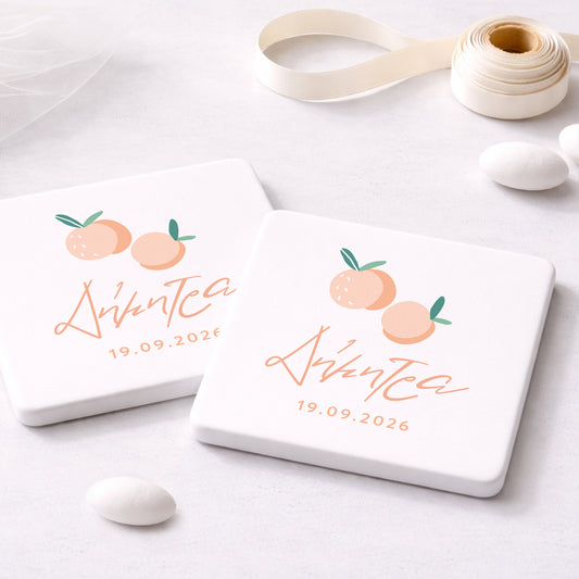 Μπομπονιέρα Βάπτισης Πλακάκι | Apricote