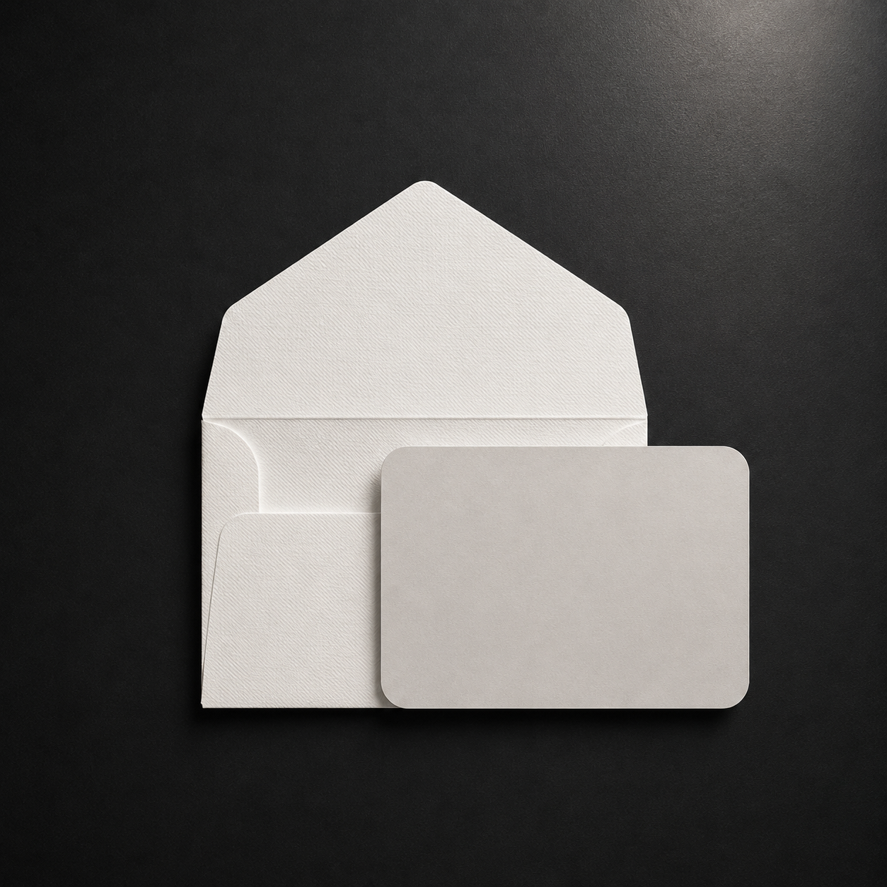 Σετ 5 Mini Cards με Χειροποίητους Άσπρους Φακέλους
