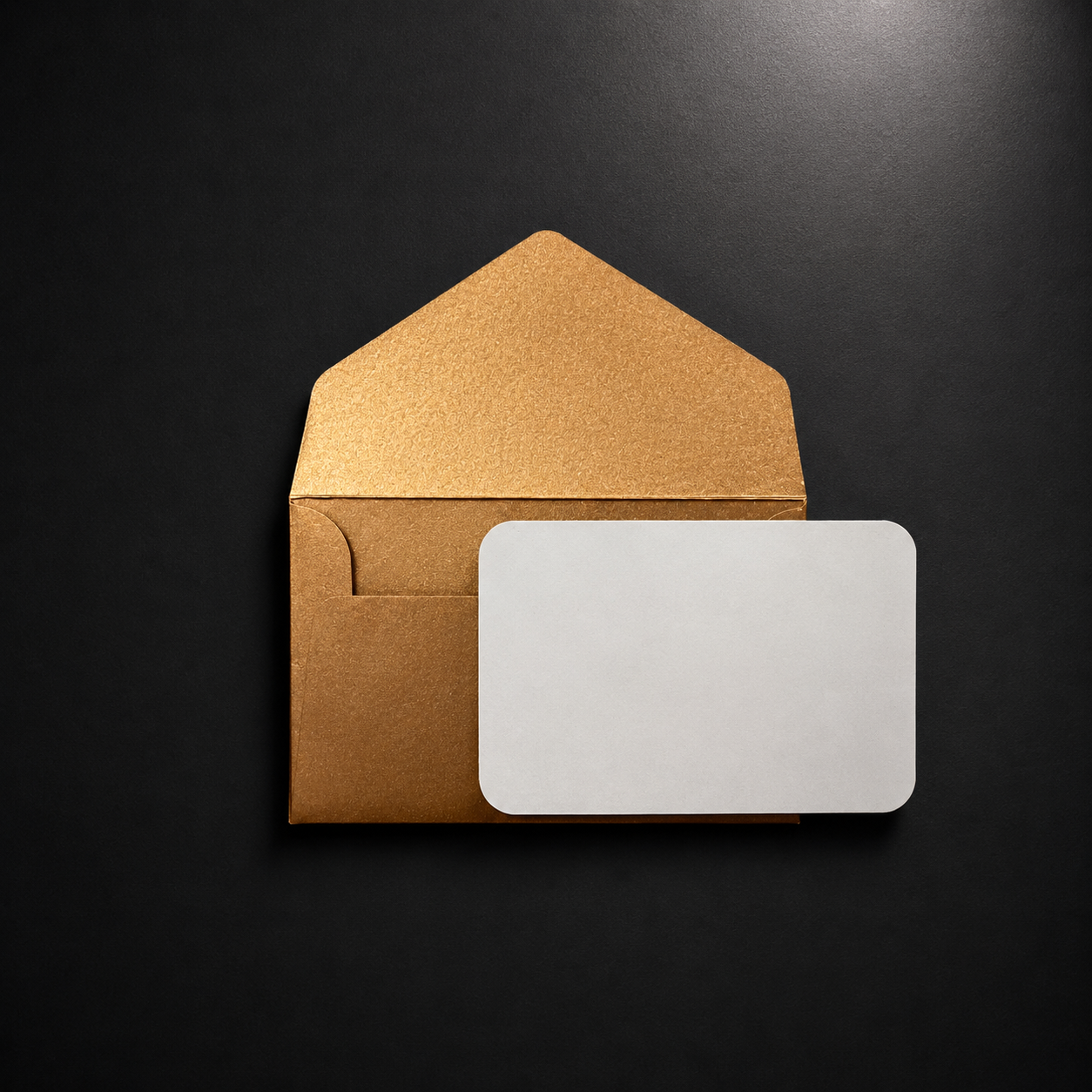 Σετ 5 Mini Gift Cards με Χειροποίητους Copper Pearl Φακέλους
