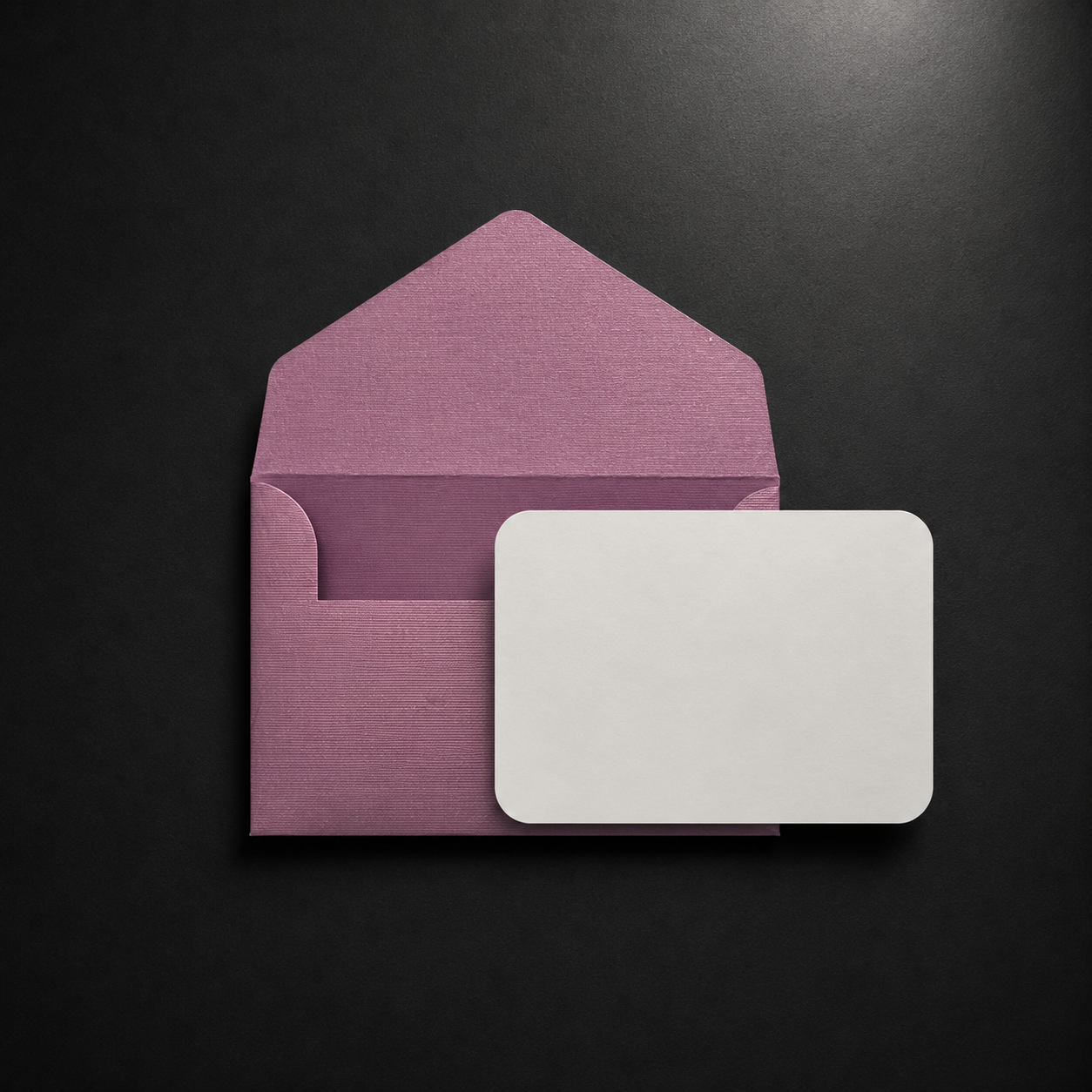 Σετ 5 Mini Gift Cards με Χειροποίητους Dusty Mauve Φακέλους