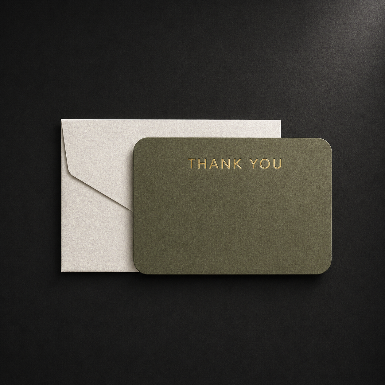 Σετ 6 Thank You Cards με Χειροποίητους Φακέλους – Συλλογή Χρωμάτων
