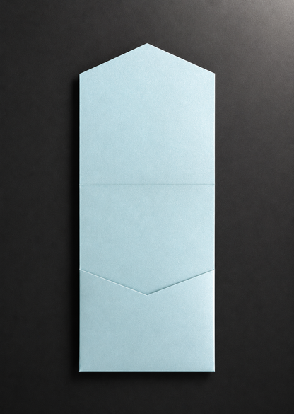 Φάκελος Με Μύτη 15,5x21,5 εκ. - Ice Blue