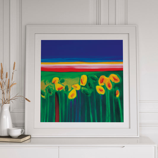 Sun Field And Horizons Σταύρος Κοτσιρέας Συλλεκτική Giclée Εκτύπωση