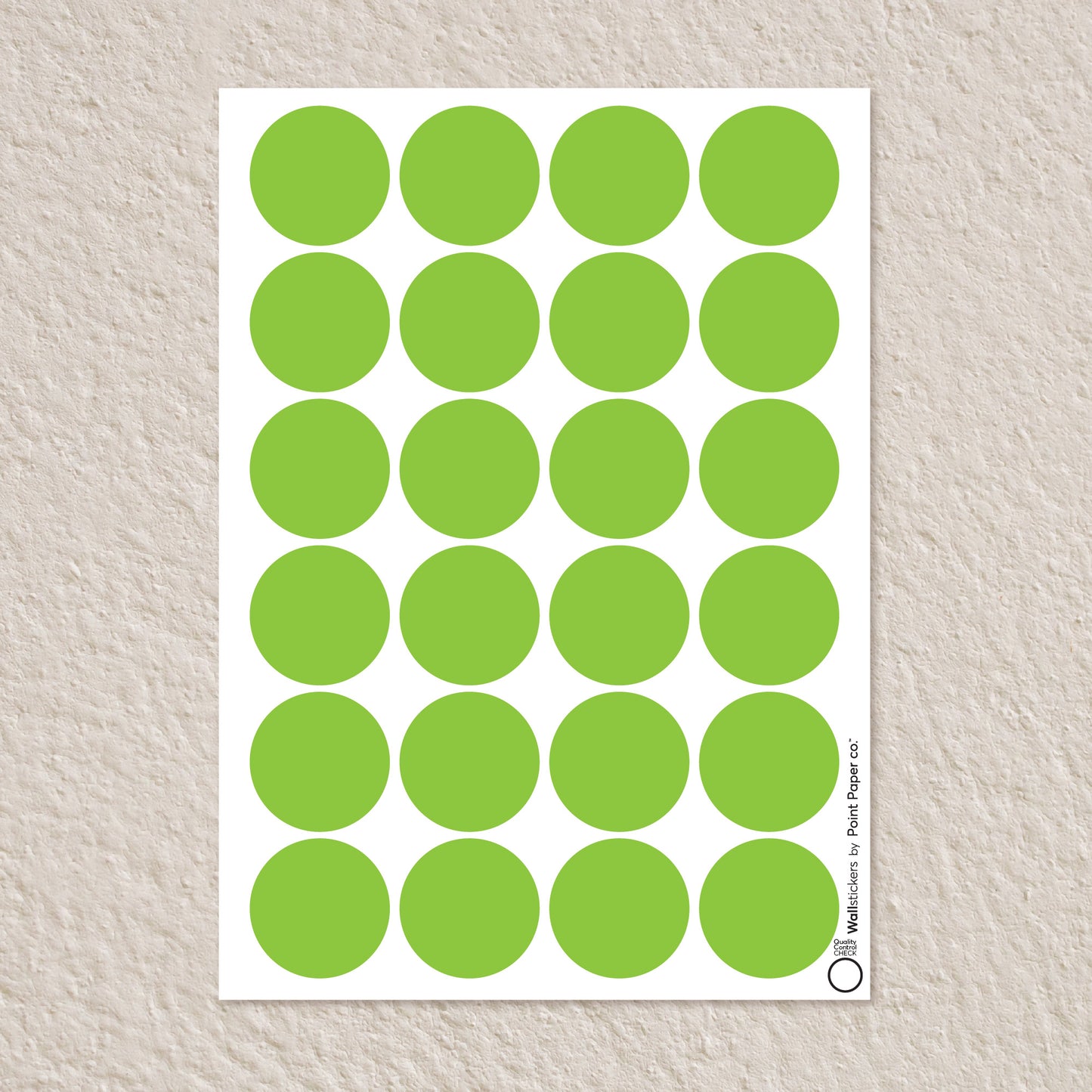 Αυτοκόλλητα Τοίχου για Παιδικό Δωμάτιο | Green Polka Dots