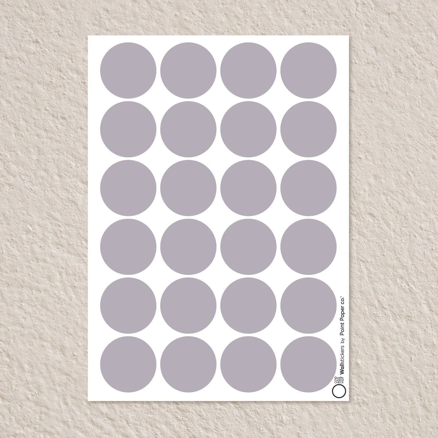 Αυτοκόλλητα Τοίχου για Παιδικό Δωμάτιο | Grey Polka Dots