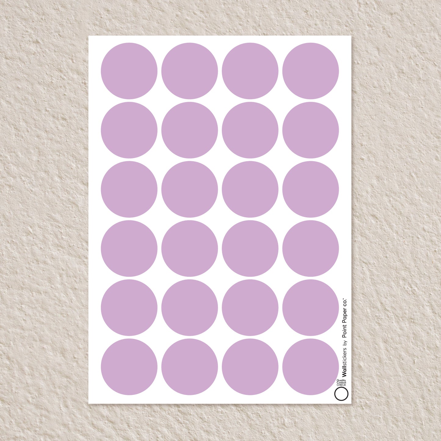 Αυτοκόλλητα Τοίχου για Παιδικό Δωμάτιο | Lilac Polka Dots