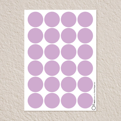 Αυτοκόλλητα Τοίχου για Παιδικό Δωμάτιο | Lilac Polka Dots