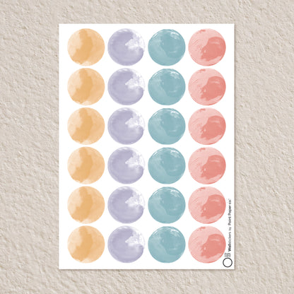 Αυτοκόλλητα Τοίχου για Παιδικό Δωμάτιο | Earthy Whimsy Polka Dots