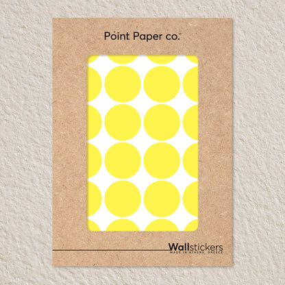 Αυτοκόλλητα Τοίχου για Παιδικό Δωμάτιο | Yellow Polka Dots
