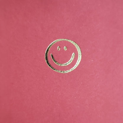 Smiley Face Σημειωματάριο με Χρυσοτυπία