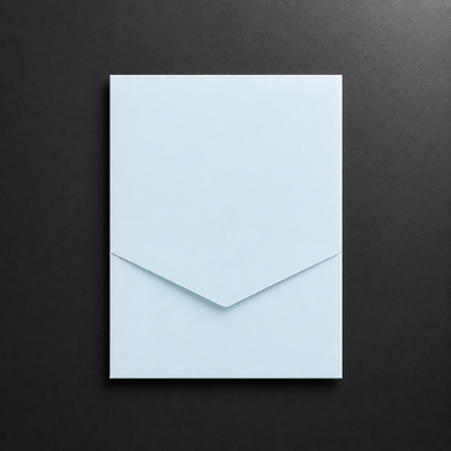 Φάκελος Με Μύτη 15,5x21,5 εκ. - Ice Blue