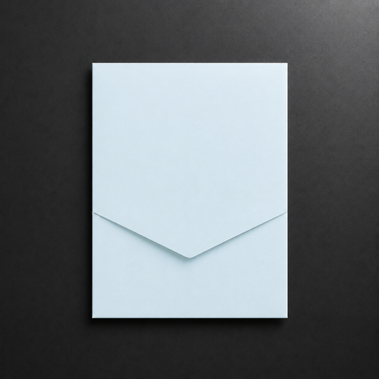 Φάκελος Με Μύτη 15,5x21,5 εκ. - Ice Blue